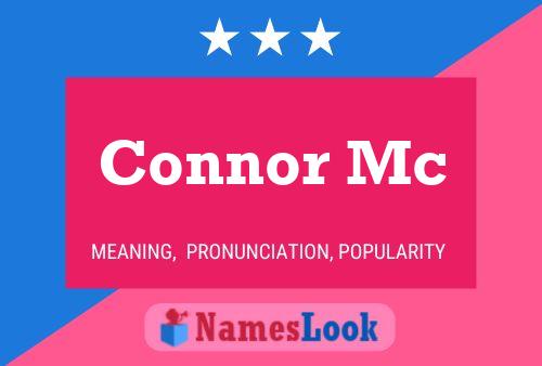 ملصق اسم Connor Mc