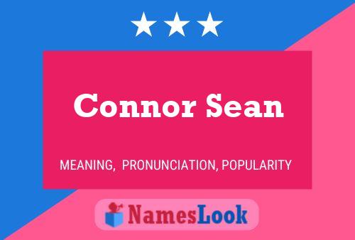 ملصق اسم Connor Sean