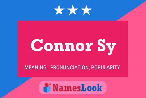 ملصق اسم Connor Sy