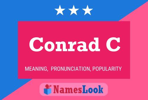 ملصق اسم Conrad C