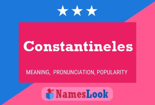 ملصق اسم Constantineles