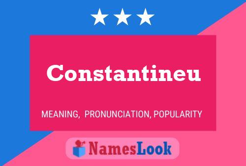 ملصق اسم Constantineu