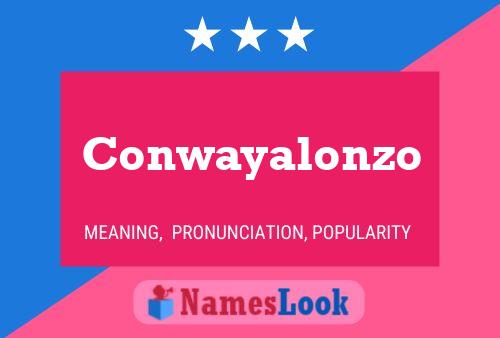 ملصق اسم Conwayalonzo