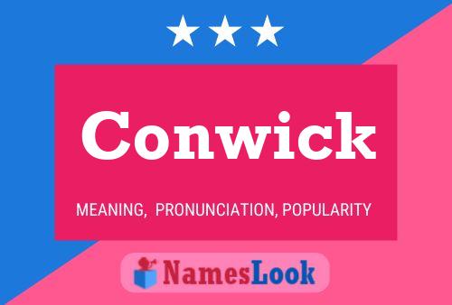 ملصق اسم Conwick