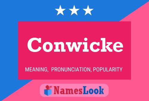 ملصق اسم Conwicke