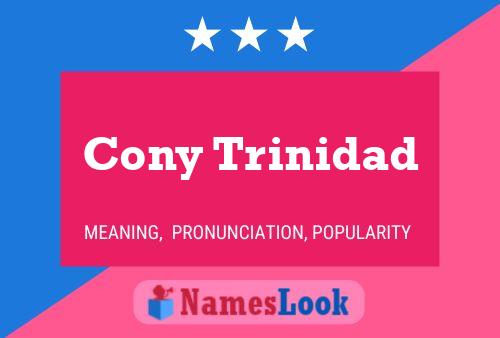 ملصق اسم Cony Trinidad