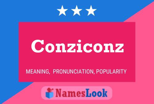 ملصق اسم Conziconz