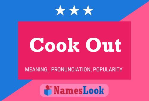 ملصق اسم Cook Out