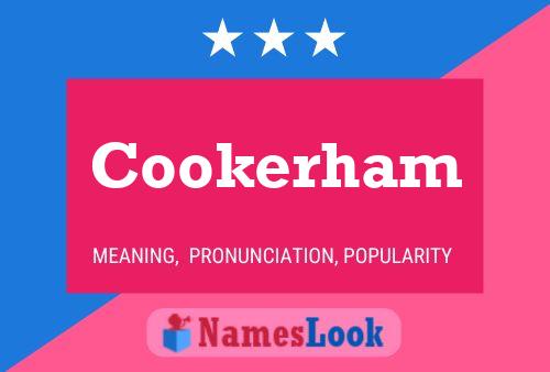 ملصق اسم Cookerham