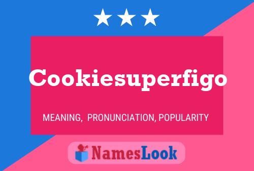 ملصق اسم Cookiesuperfigo