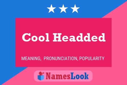 ملصق اسم Cool Headded