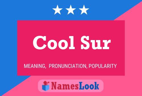 ملصق اسم Cool Sur