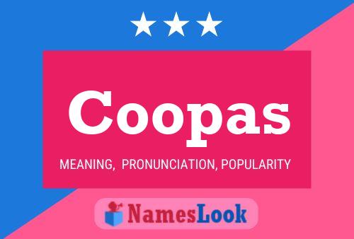 ملصق اسم Coopas