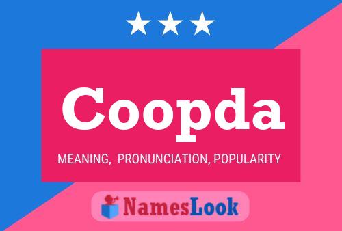 ملصق اسم Coopda