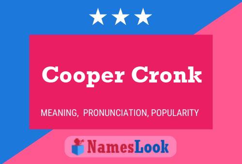 ملصق اسم Cooper Cronk