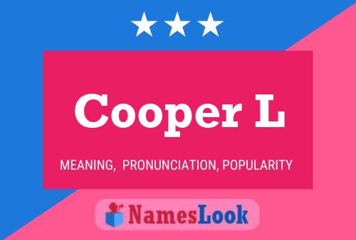 ملصق اسم Cooper L