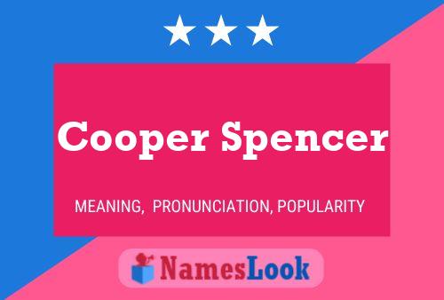 ملصق اسم Cooper Spencer