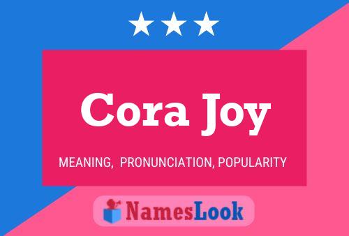 ملصق اسم Cora Joy