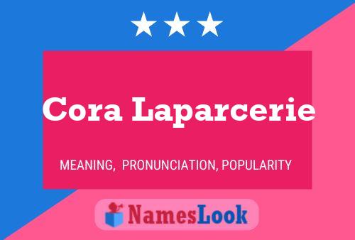 ملصق اسم Cora Laparcerie