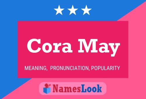 ملصق اسم Cora May