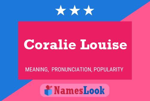 ملصق اسم Coralie Louise