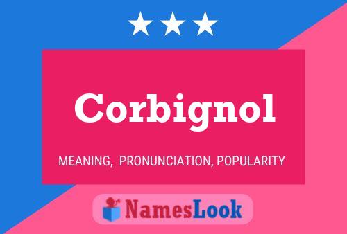 ملصق اسم Corbignol