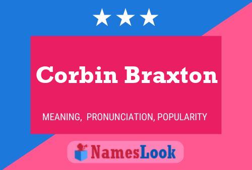 ملصق اسم Corbin Braxton