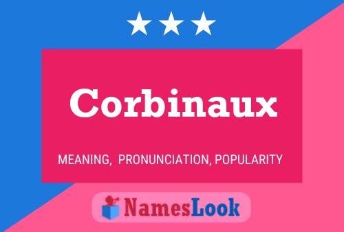 ملصق اسم Corbinaux