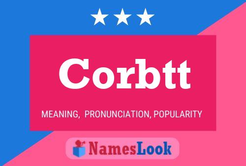 ملصق اسم Corbtt