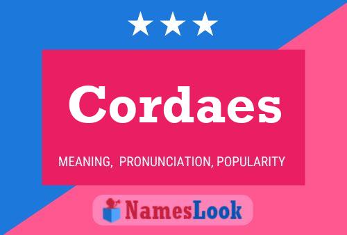 ملصق اسم Cordaes