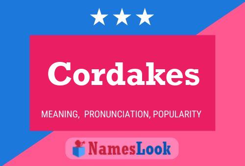 ملصق اسم Cordakes