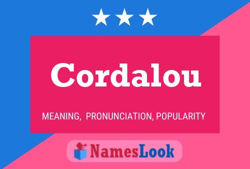 ملصق اسم Cordalou