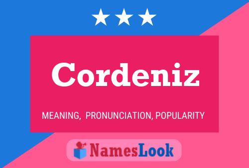 ملصق اسم Cordeniz