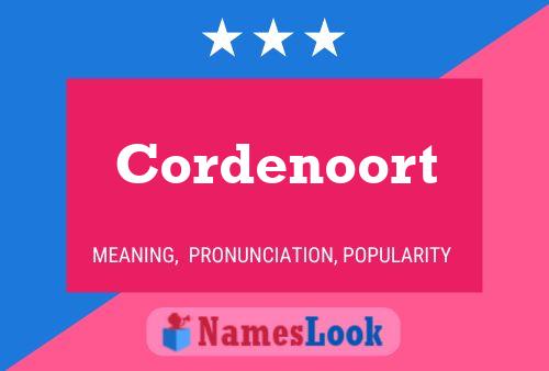 ملصق اسم Cordenoort