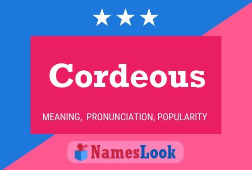 ملصق اسم Cordeous