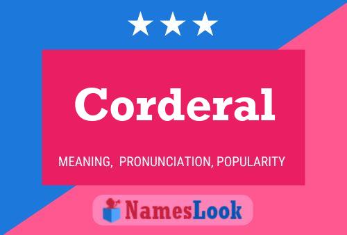 ملصق اسم Corderal