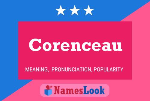 ملصق اسم Corenceau