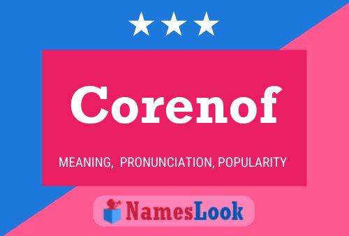 ملصق اسم Corenof