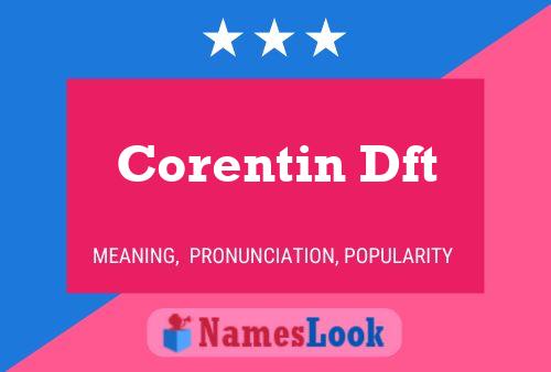 ملصق اسم Corentin Dft