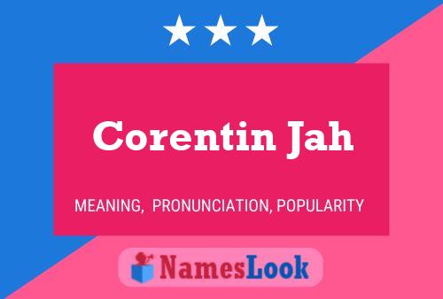 ملصق اسم Corentin Jah