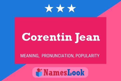 ملصق اسم Corentin Jean