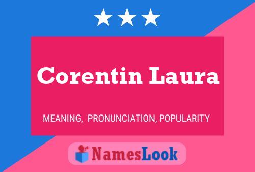 ملصق اسم Corentin Laura