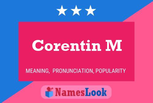 ملصق اسم Corentin M