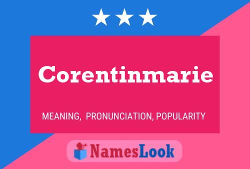 ملصق اسم Corentinmarie