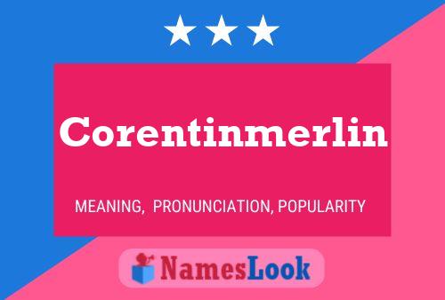 ملصق اسم Corentinmerlin