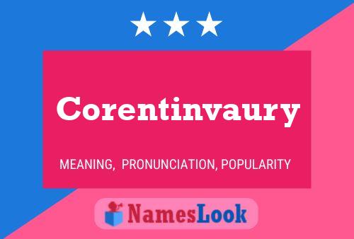 ملصق اسم Corentinvaury