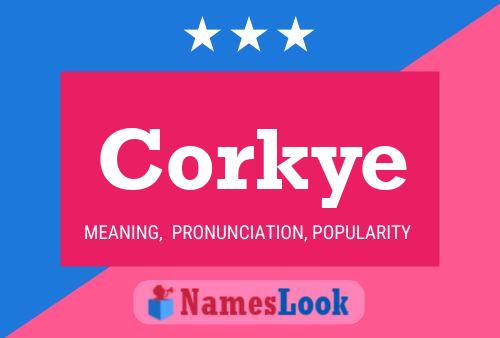 ملصق اسم Corkye