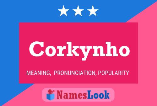 ملصق اسم Corkynho