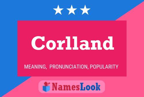 ملصق اسم Corlland