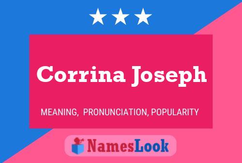 ملصق اسم Corrina Joseph